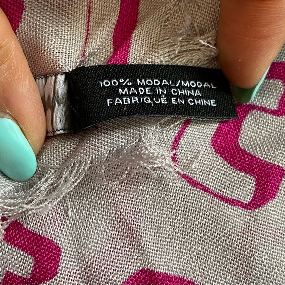 Marc by Marc Jacobs All Over Print Name Scarf One Size - Picture 7 of 8